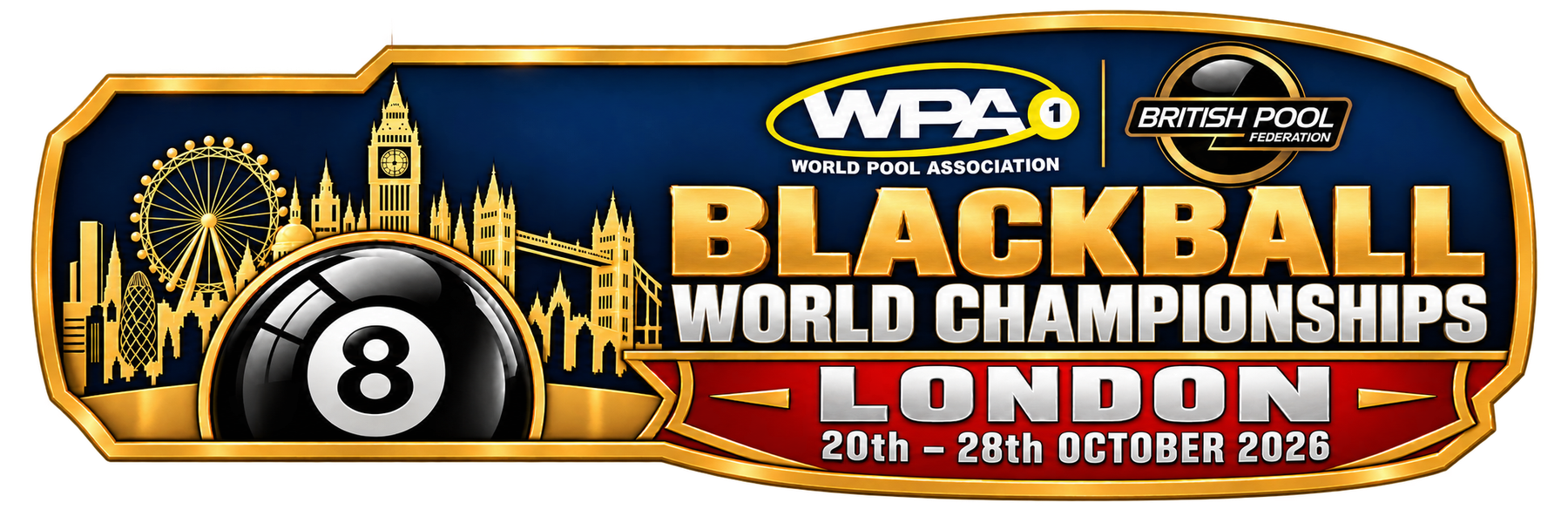 Blackball World Championships London 2026 emblem