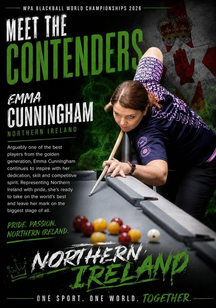 Meet the Contenders poster for Emma Cunningham of Northern Ireland